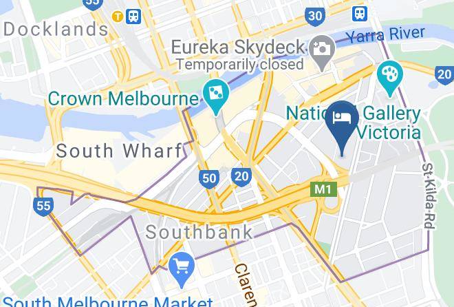 Melbourne - Staycentral Ngv Arts Centre Retreat On Sturt Maps