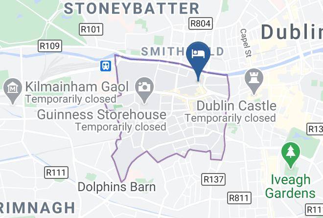 Dublin - Staycity Aparthotels Saint Augustine Street Dublin 8 Maps