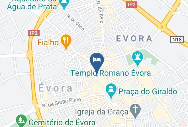 Sao Mamede - Stayinn City Evora Maps