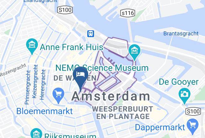 Amsterdam - Stayokay Hostel Amsterdam Stadsdoelen Maps
