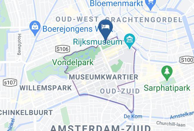 Amsterdam - Stayokay Hostel Amsterdam Vondelpark Maps