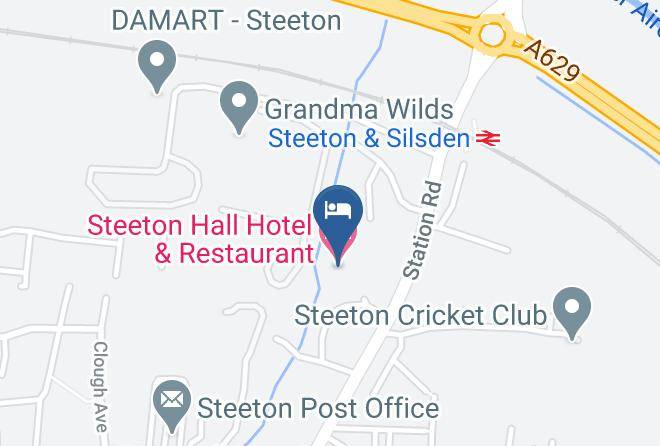 Bradford - Steeton Hall Hotel & Restaurant Maps