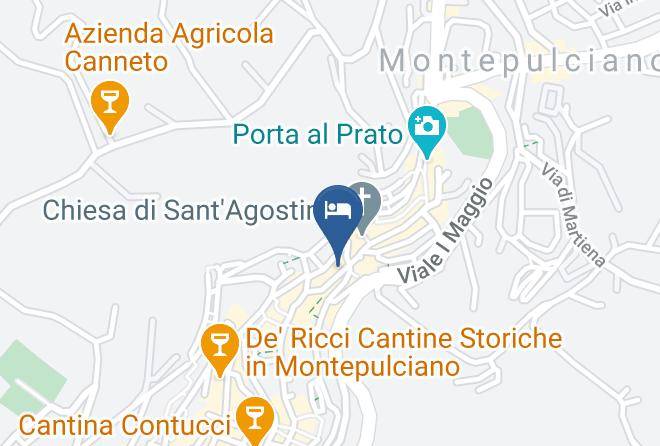 Siena - B&b Montepulciano Maps
