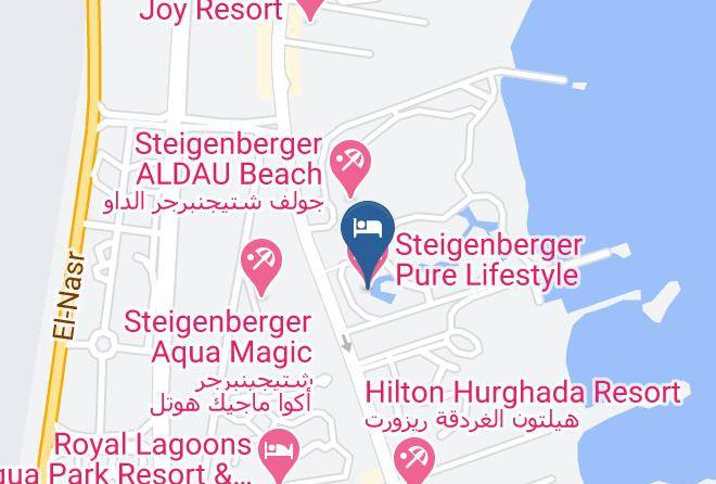 Hurghada - Steigenberger Pure Lifestyle Maps