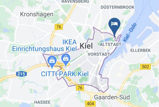Kiel - Steigenberger Conti Hansa Kiel Maps