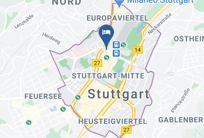 Stuttgart - Steigenberger Graf Zeppelin Stuttgart Maps