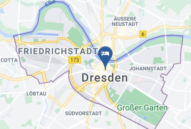 Dresden - Steigenberger Hotel De Saxe Maps