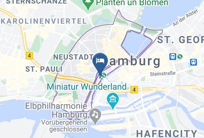 Stadt Hamburg - Steigenberger Hotel Hamburg Maps