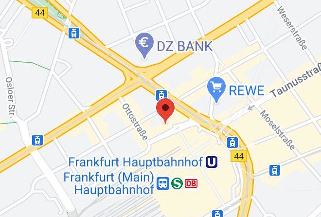Frankfurt Am Main - Steigenberger Hotel Metropolitan Frankfurt Maps