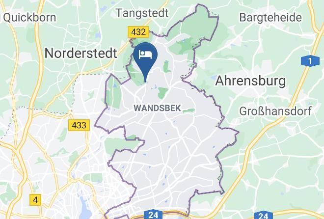 Stadt Hamburg - Steigenberger Hotel Treudelberg Hamburg Maps