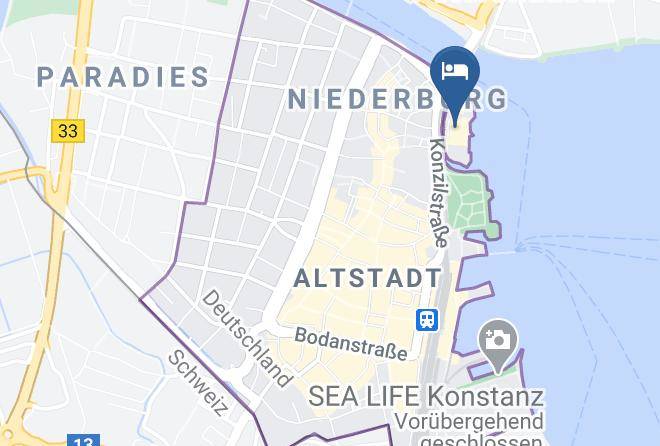 Constance - Steigenberger Inselhotel Konstanz Maps