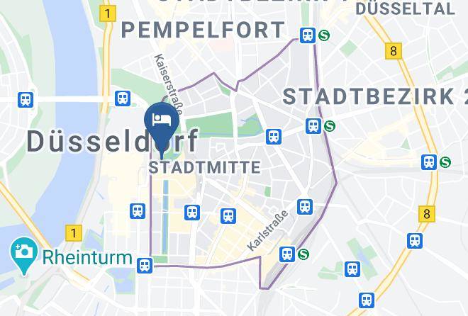 Steigenberger Parkhotel Dusseldorf Map