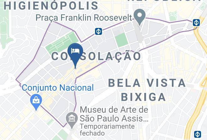 Sao Paulo Solacao - Stela Novo Hotel Maps