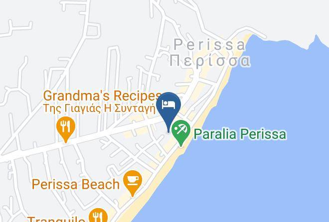 Stelios Place At Perissa Beach Map