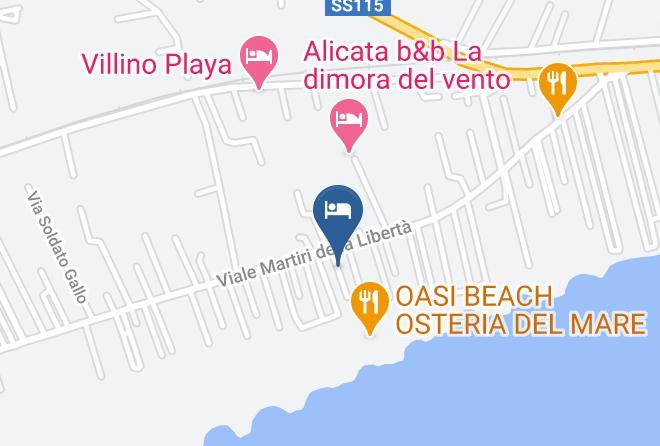 Agrigento - Stella Del Mare Affittacamere A Licata Maps