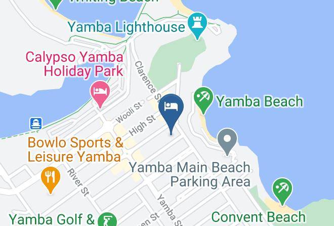 Stella Motel Yamba Map