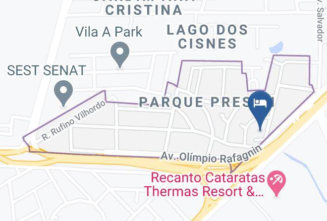 Foz Do Iguacu - Hotel Stella Solaris Cataratas Maps
