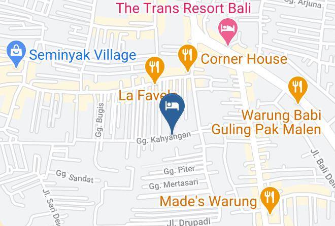 Badung Regency - Stellar Capsules Seminyak Maps