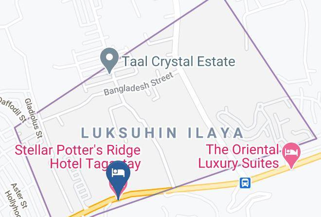 Cavite - Stellar Potter's Ridge Hotel Tagaytay Maps