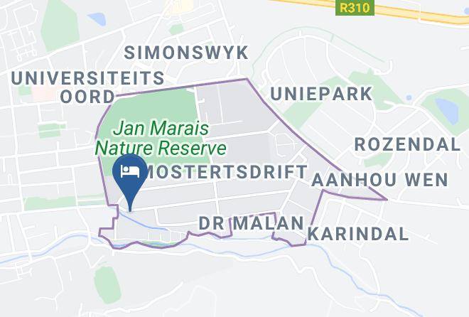 Stellenbosch Manor Map