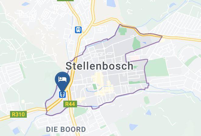 Cape Winelands - Stellenbosch Travellers Lodge Maps