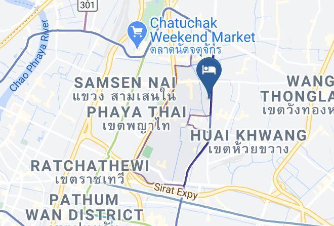 Din Daeng District - Step One Bangkok Residence Maps
