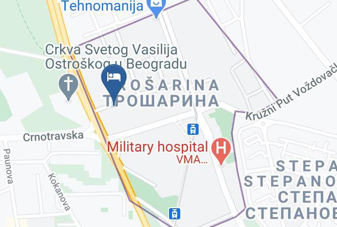 Belgrade City - Sterling Hotel Maps