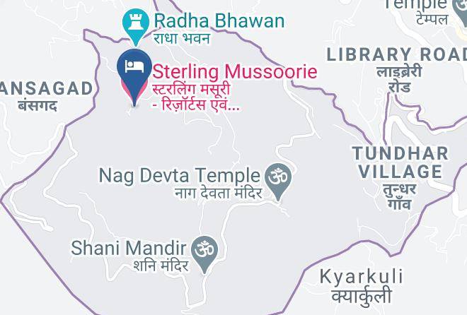 Sterling Mussoorie Safest Resorts And Hotels Map