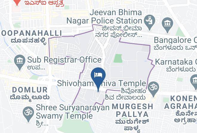 Sterlings Mac Hotel Bengaluru Map