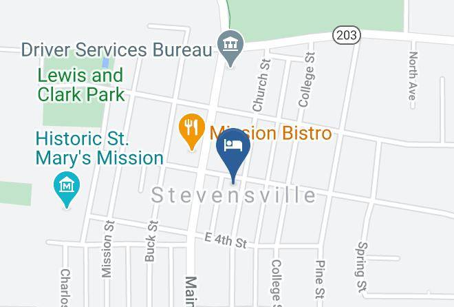 Ravalli - Stevensville Hotel Maps