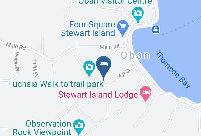 Halfmoon Bay - Stewart Island Backpackers Maps