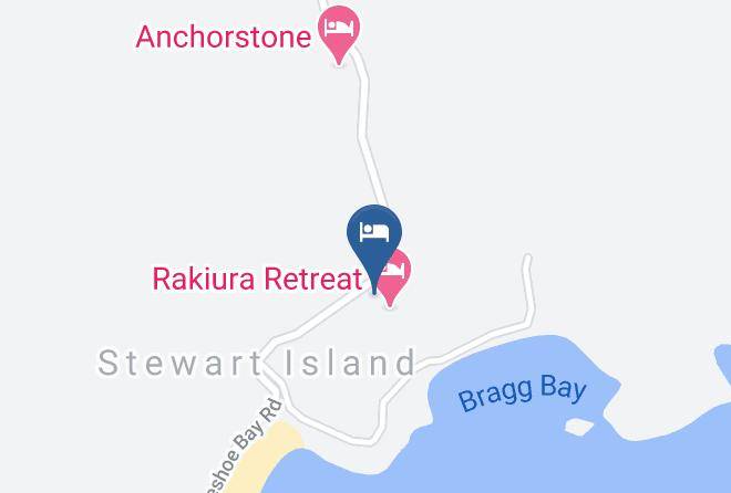 Stewart Island Motels Ltd Rakiura Retreat Map