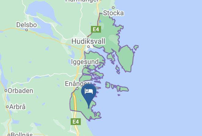 Hudiksvall - Stf Hotell & Vandrarhem Hudiksvall Kungsgarden Langvind Maps