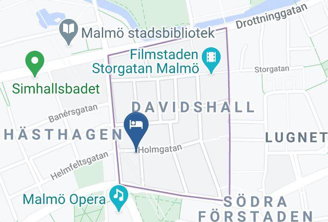 Malmo - Stf Malmo City Hotell & Vandrarhem Maps