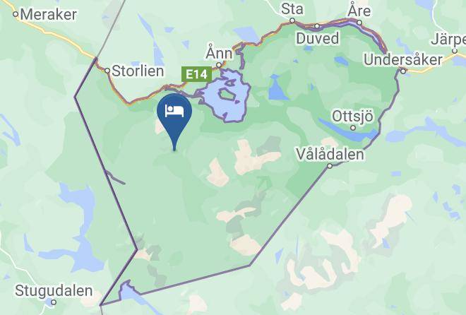 Stf Storulvan Fjallstation Map