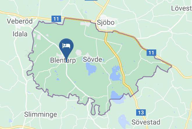 Sjobo - Stf Vandrarhem Blentarp Maps