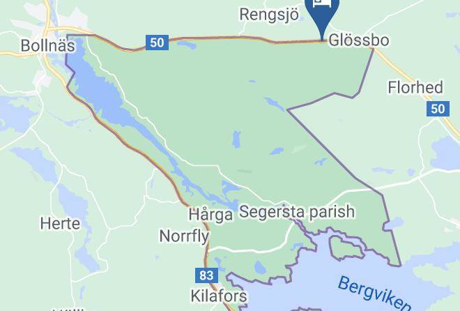 Bollnas - Stf Vandrarhem Rengsjo Maps