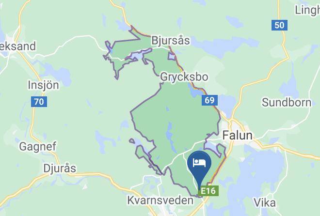 Falun Municipality - Stf Vandrarhem Maps
