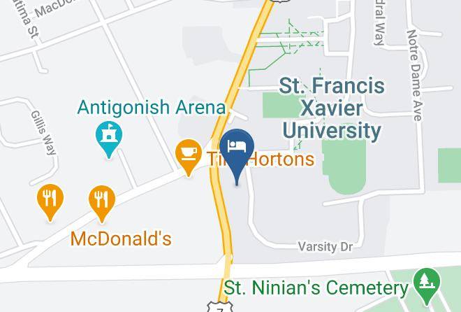 Antigonish - Stfx University Summer Hotel Maps