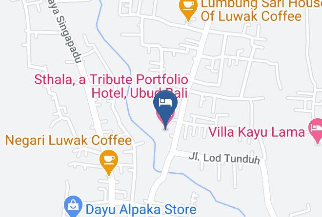 Gianyar Regency - Sthala A Tribute Portfolio Hotel Ubud Bali Maps