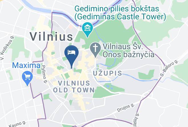 Vilnius - Stikliai Hotel Maps