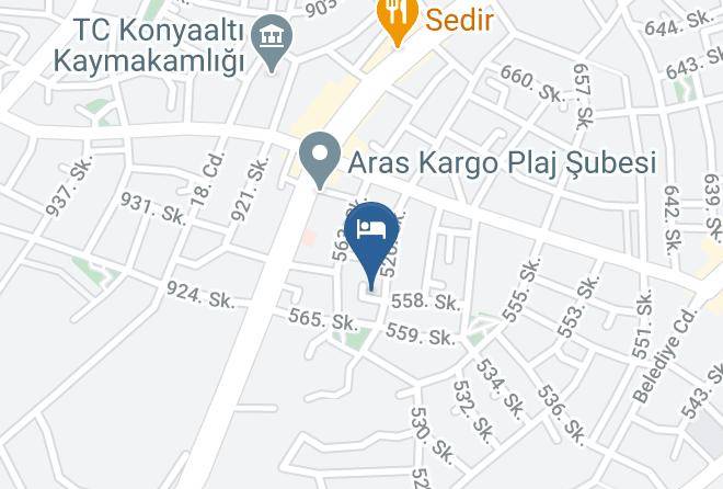 Konyaalti - Stile Suite Hotel Maps