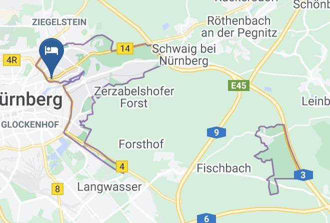 Nuremberg - Stilvolles Gastezimmer Maps