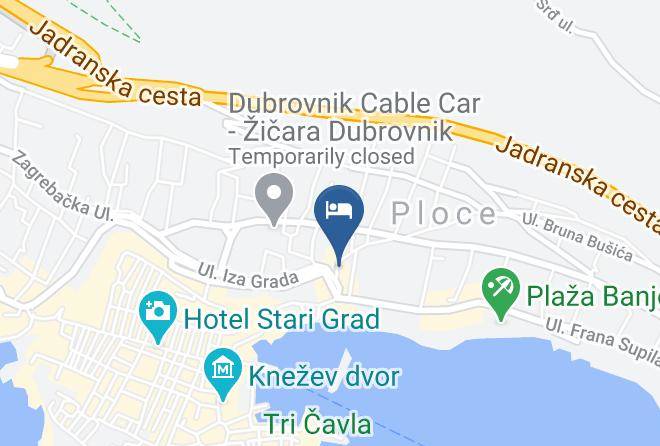 Dubrovnik - St Michel Old Town Entrance Maps