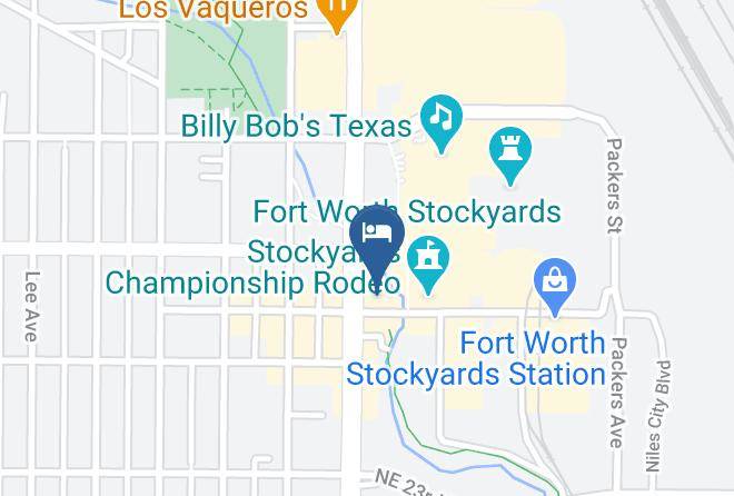 Tarrant - Stockyards Hotel Maps