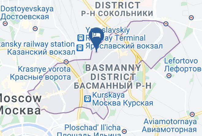 Moscow - Stolichnaya Hotel Maps