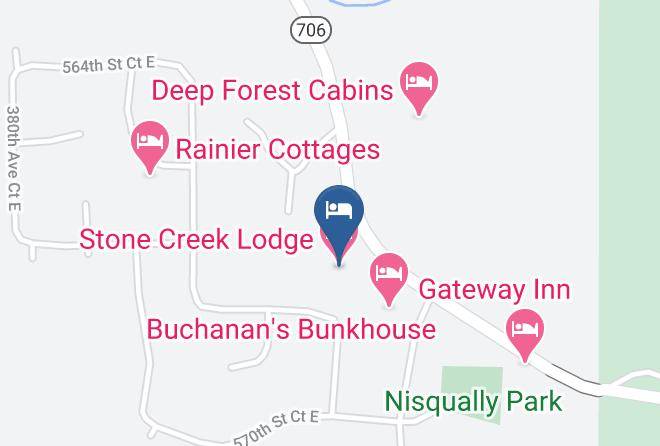 Stone Creek Lodge Harita - Washington - Pierce