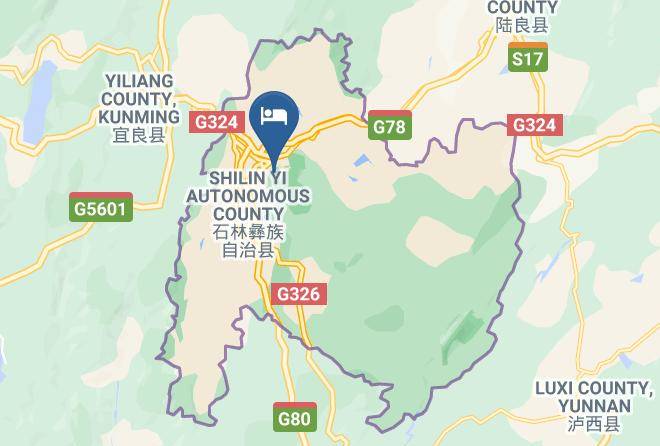 Kunming - Stone Forest Hotel Maps