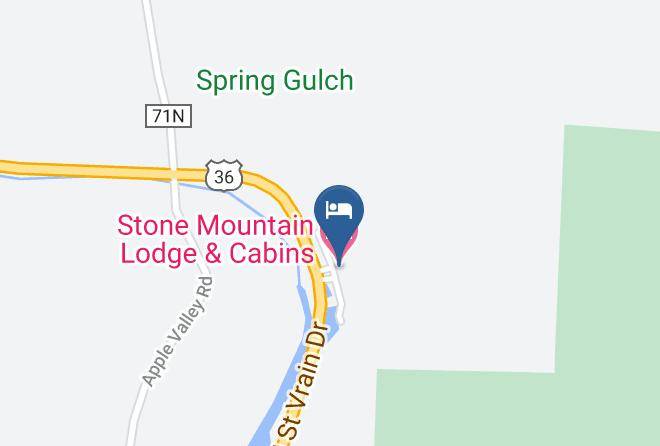 Boulder - Stone Mountain Lodge & Cabins Maps
