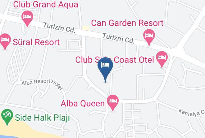 Manavgat - Larissa Stone Palace Hotel Maps